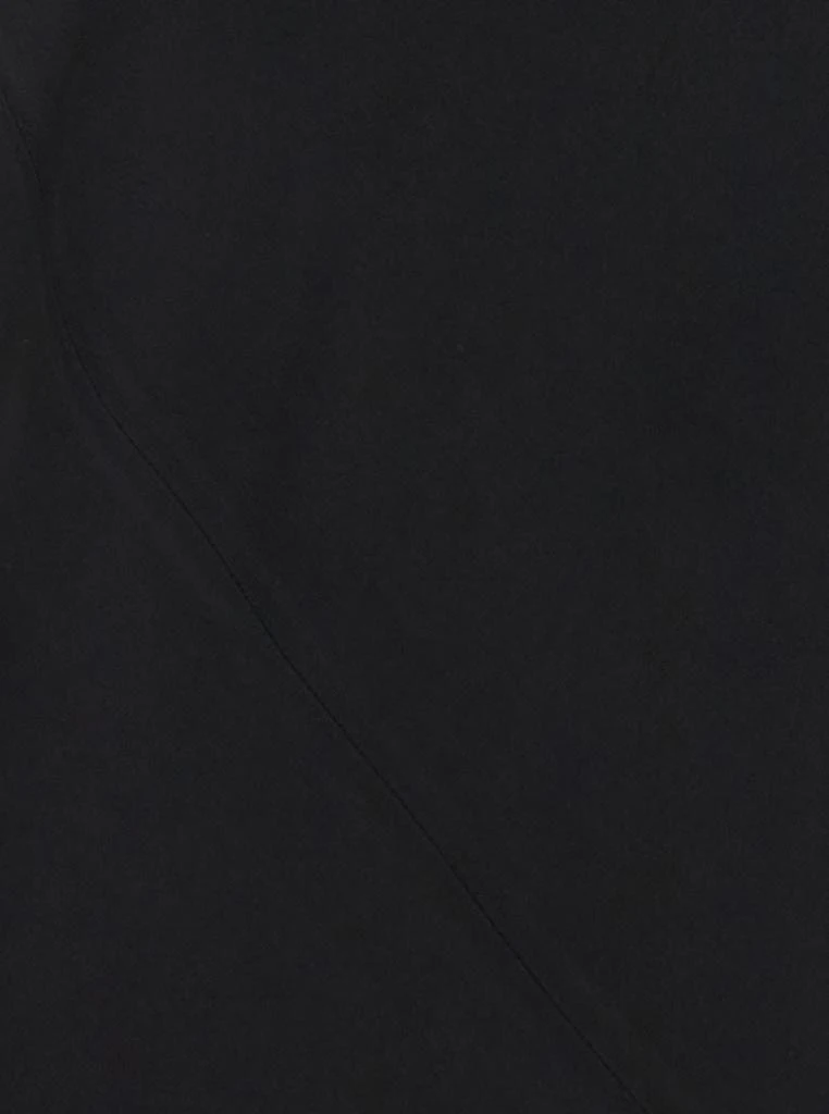 ANTONELLI montereal Black Long Dress With Draped Neck In Satin Woman 3