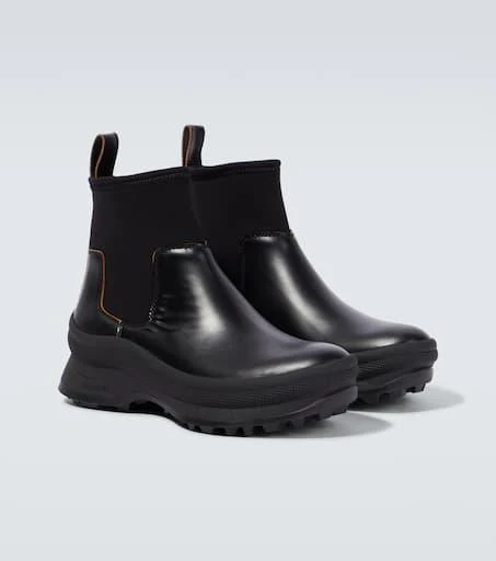 Jil Sander Leather Chelsea boots 5