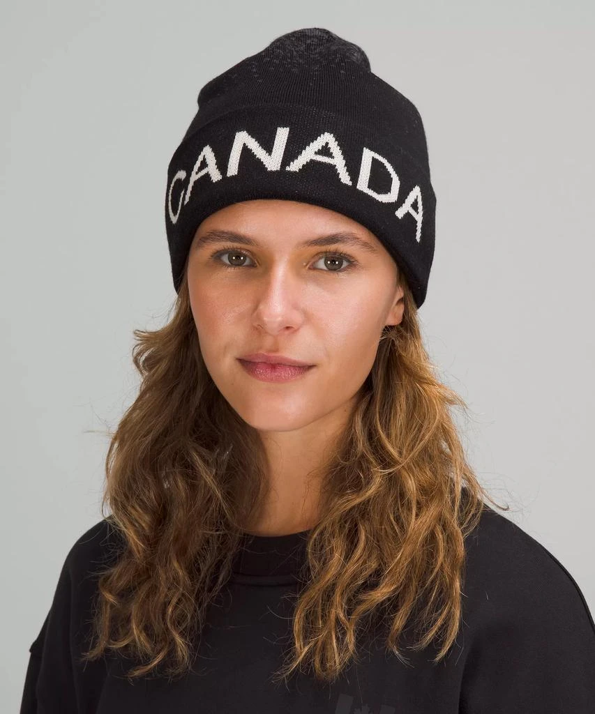 lululemon Team Canada Wool-Blend Reversible Beanie *COC Logo 4