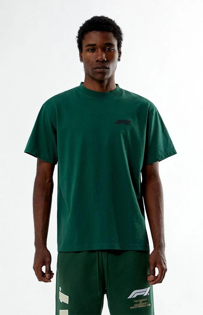 Formula 1 x PacSun Green Logo T-Shirt 1