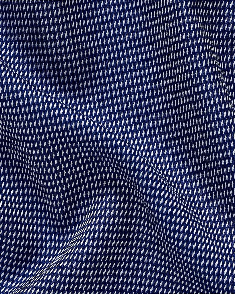 David Donahue Trim Fit Textured Twill Dress Shirt 3