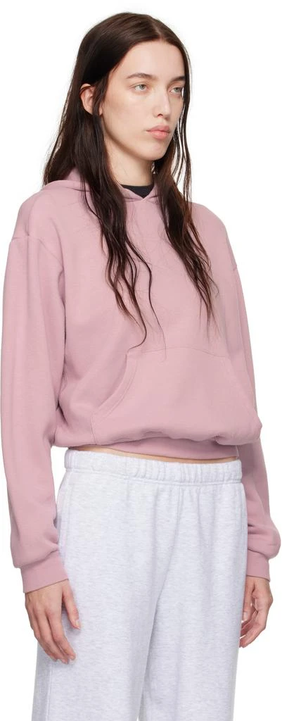SKIMS Pink Cotton Fleece Classic Hoodie 2