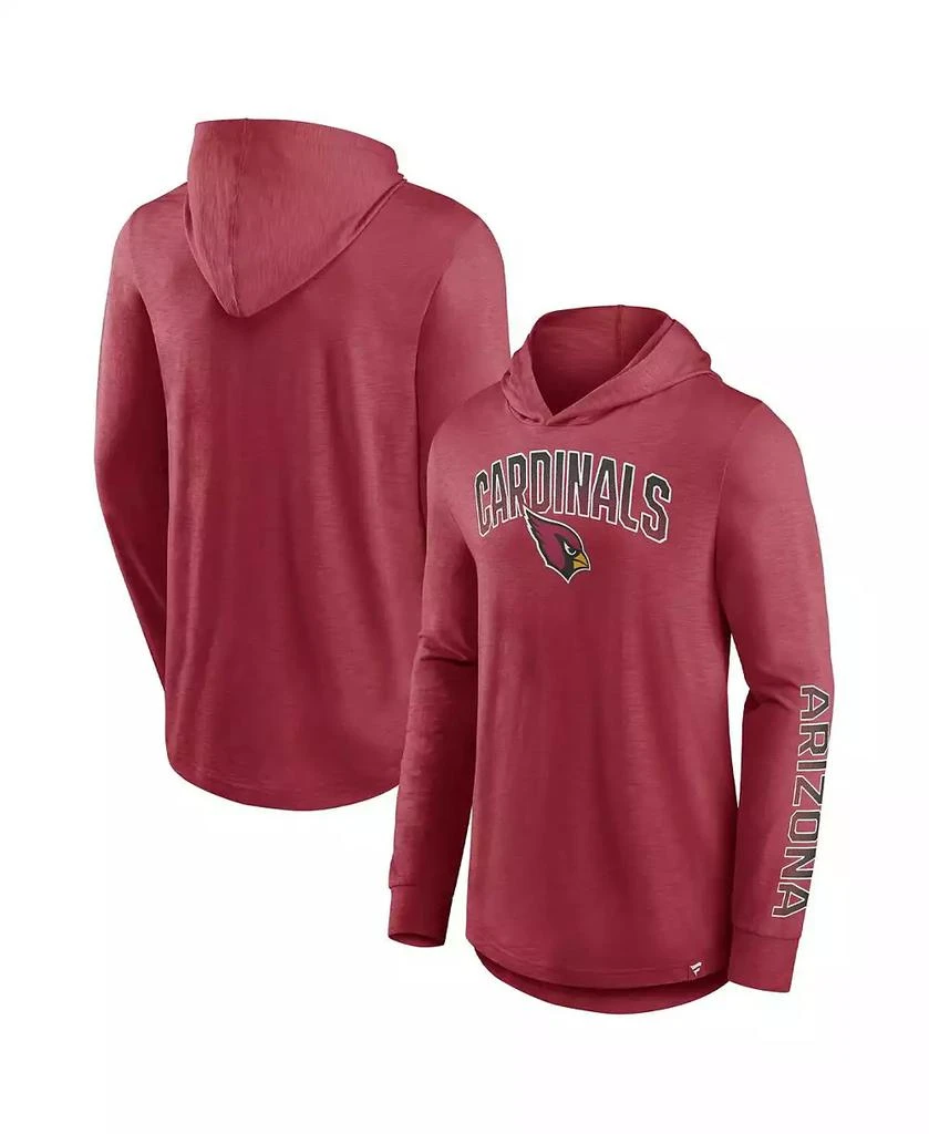 Fanatics Men's Cardinal Arizona Cardinals Front Runner Pullover Hoodie 1