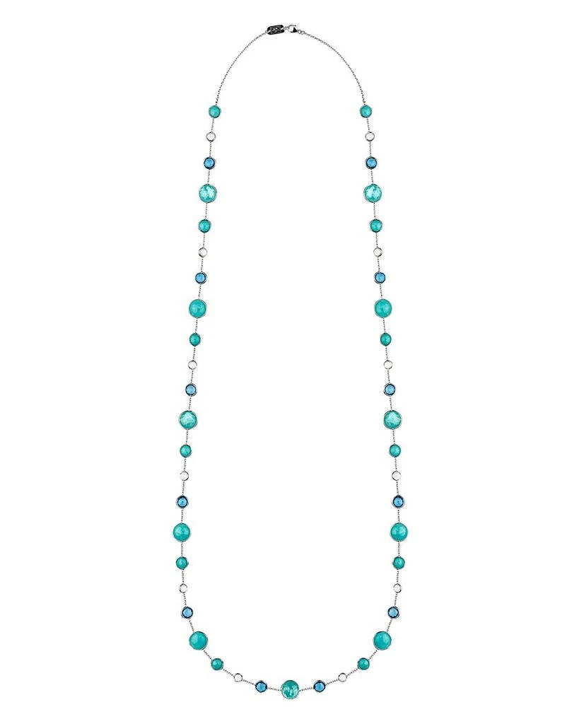 IPPOLITA Sterling Silver Lollipop® Lollitini Blue Gemstone Long Necklace, 36" 1