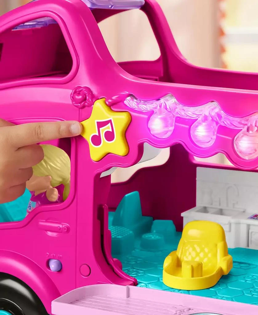 Little People Fisher-Price Barbie Little Dreamcamper RV Playset with Music, Lights and 2 Figures 6