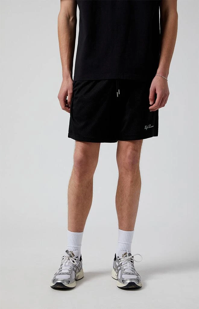 PacSun Black Mesh Basketball Shorts 2