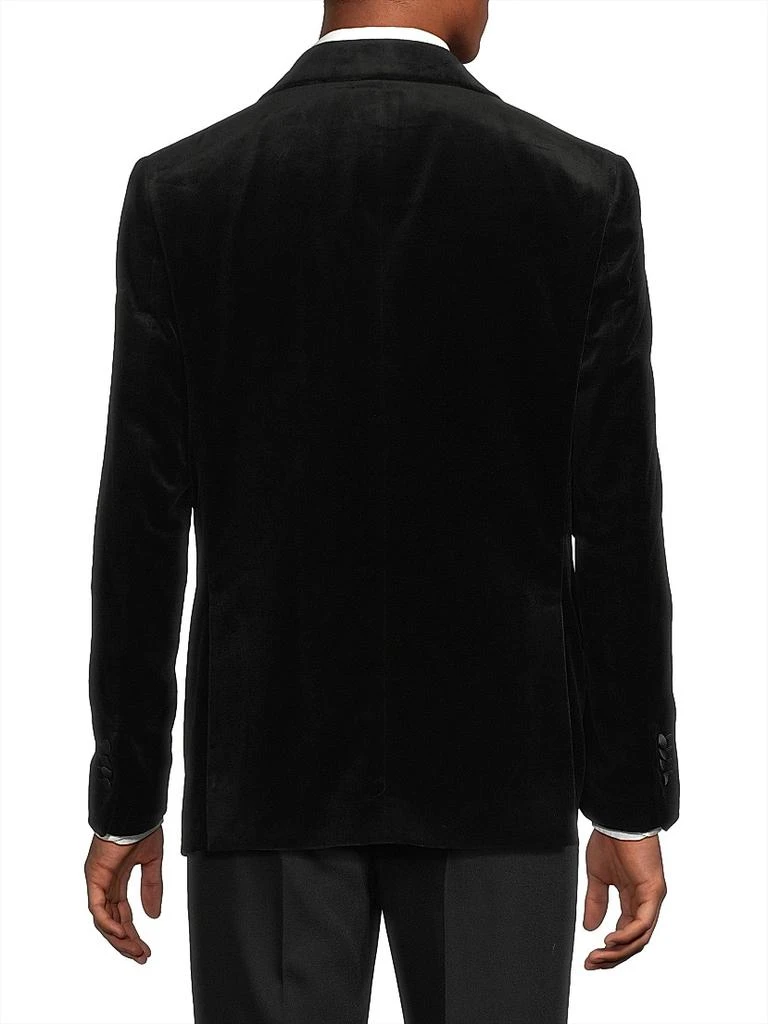 Saks Fifth Avenue COLLECTION Classic Velvet Jacket 5