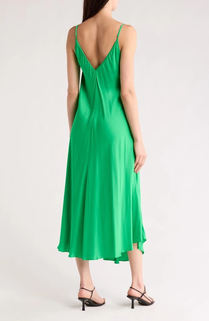 L'Agence Lorraine Sleeveless Trapeze Midi Dress 2