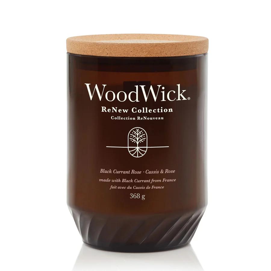 Woodwick WoodWick - Large ReNew Candle Black Currant and Rose (368g)