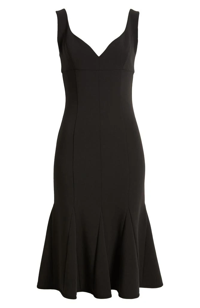 Black Halo Ashlyn Godet Cocktail Midi Dress 5