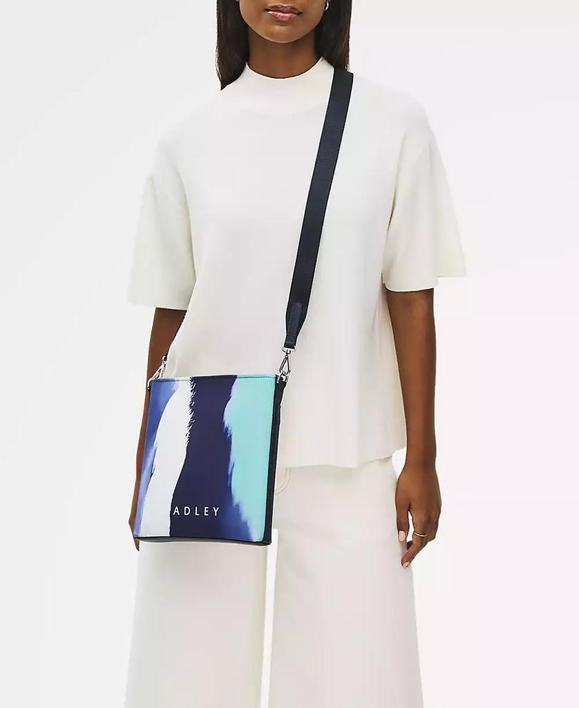 Radley Southwell Gardens Stripe Zip Top Crossbody Bag