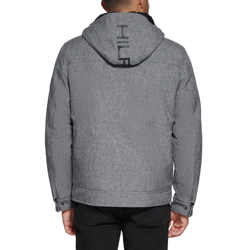 Tommy Hilfiger Men's Sherpa-Lined Softshell Hooded Jacket 2
