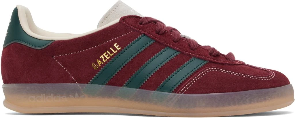 Adidas Burgundy Gazelle Indoor Sneakers 1