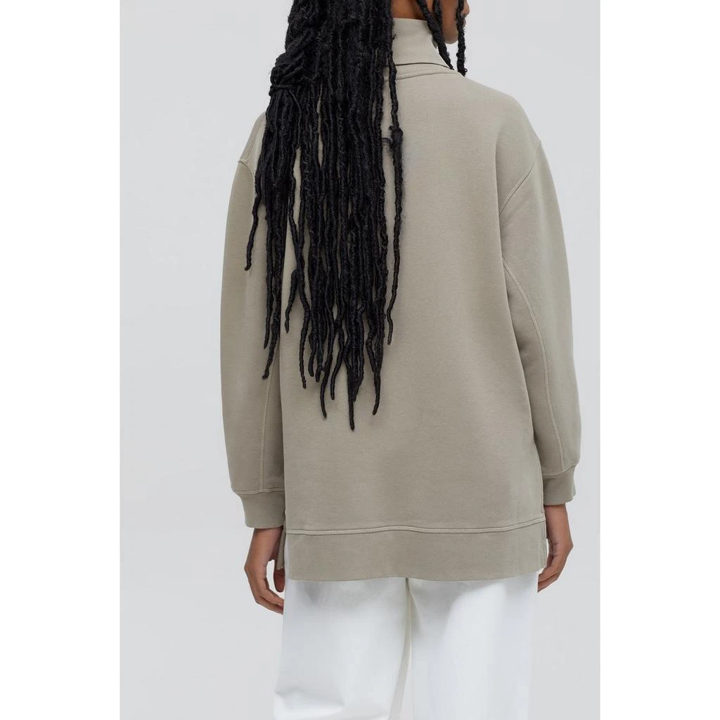 Closed Closed - T-Shirt Turtleneck Sweat - Muddy Beige - Femme 3