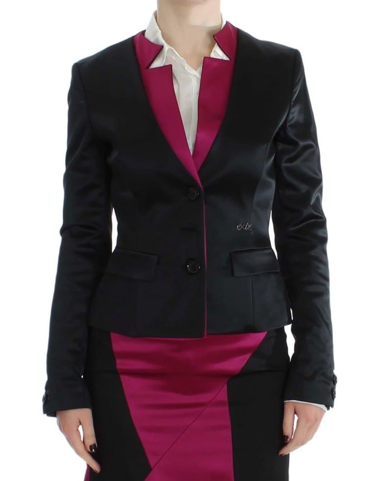 Exte pink Stretch Blazer Women
s Jacket