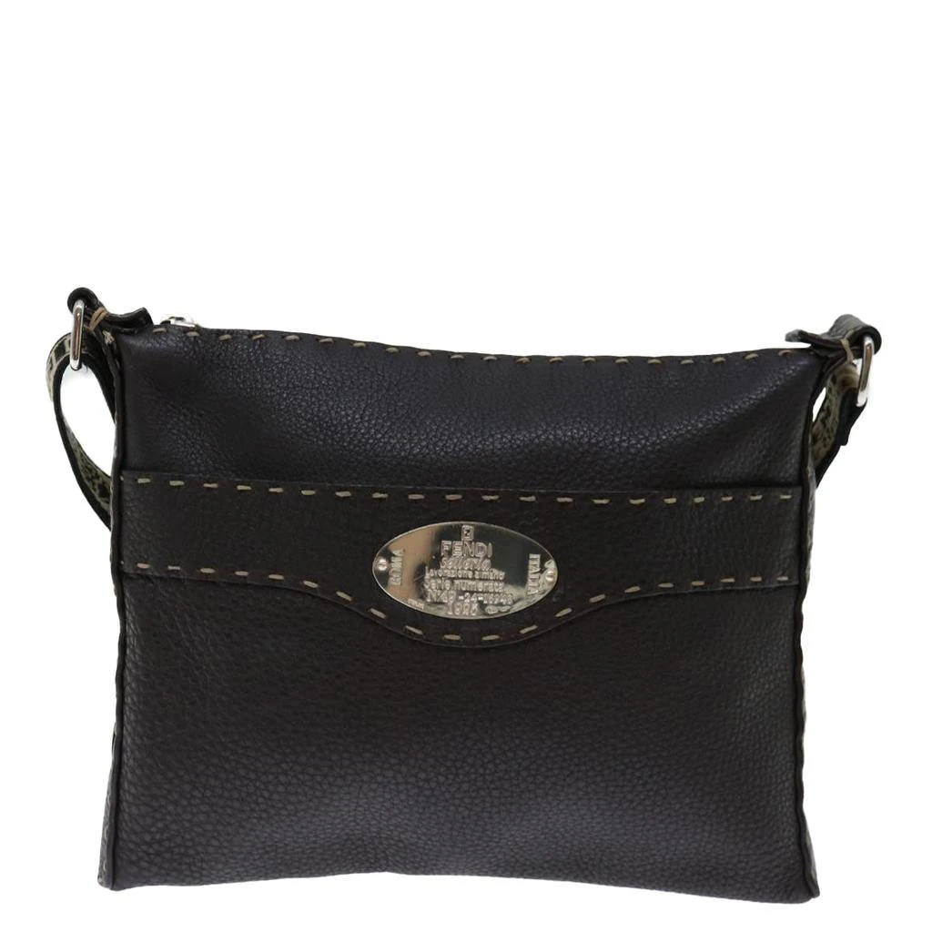 Fendi Fendi Selleria  Leather Shoulder Bag (Pre-Owned) 1