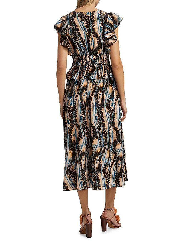 Ulla Johnson Brielle Silk Midi-Dress 5