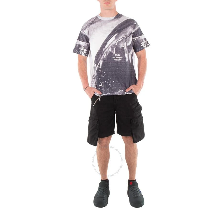 GCDS Morso Print Oversized Cotton T-Shirt 3