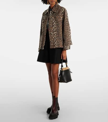 Ganni Bou leather bucket bag 5