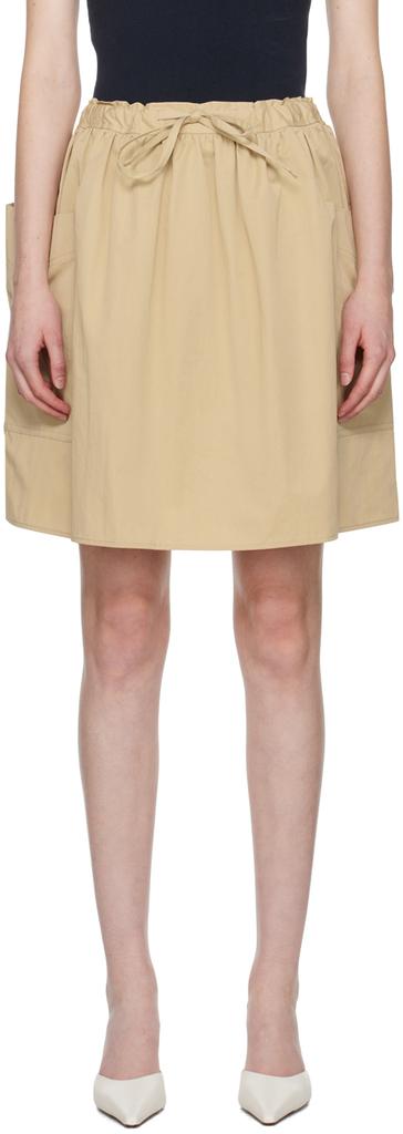 Nothing Written Beige Casali Miniskirt
