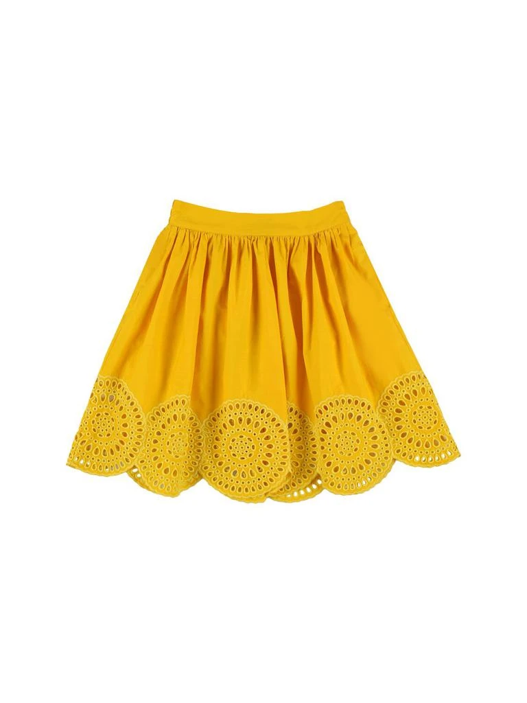 Stella McCartney Organic Cotton Poplin Midi Skirt 1