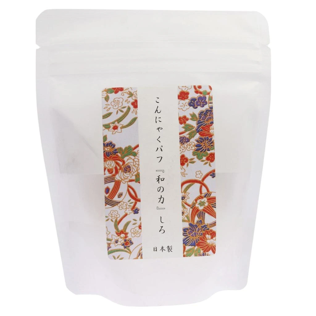 Wanochikara Konjac Puff - White by  for Women - 1 Pc Sponge - Pack of 2 2