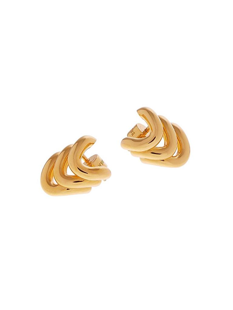 【関税&送料込】Balenciaga Nano Xs Gold Stud Earrings Balenciaga Nano XS Stud Earrings | Saks Fifth Avenue