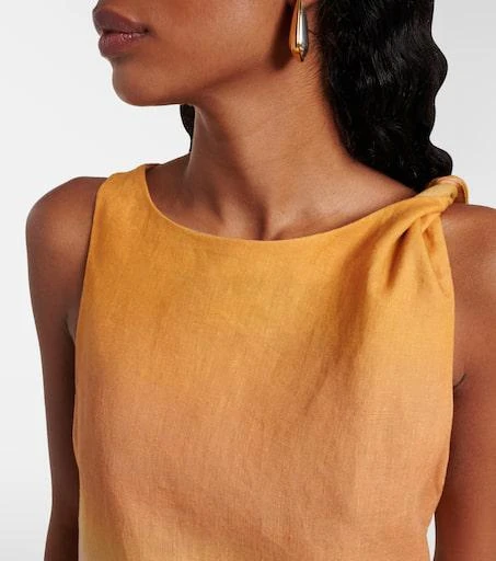 Staud Boa linen minidress 4