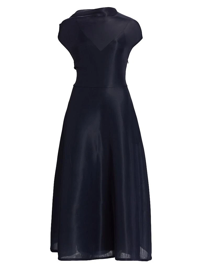 The Genevieve Draped Cocktail Dress  On Sale Now with Up to 60% Off |  Discover Exclusive Deals & Savings at BeyondStyle  Authentic Brandon  Maxwell premier|Women's|a-line|short sleeve|women's apparel|dresses|midi-length|lgbtq-owned  or founded|women's ...