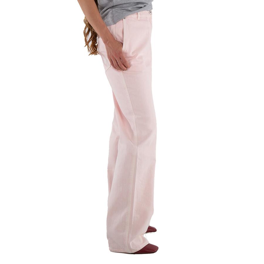 Burberry Logo-Patch Flared Cotton Jeans