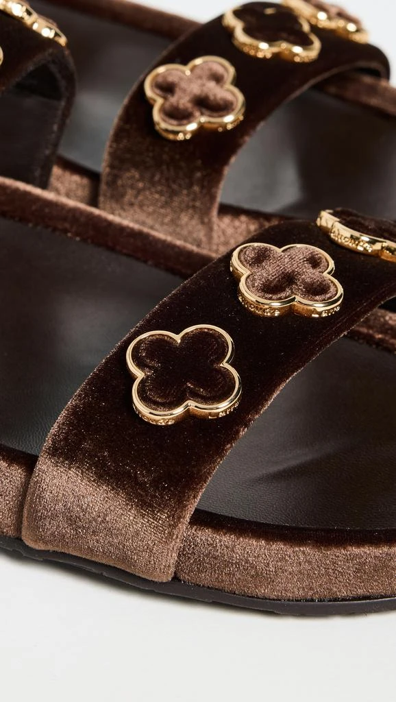 Larroude Milan Piccolo Velvet Slides 5