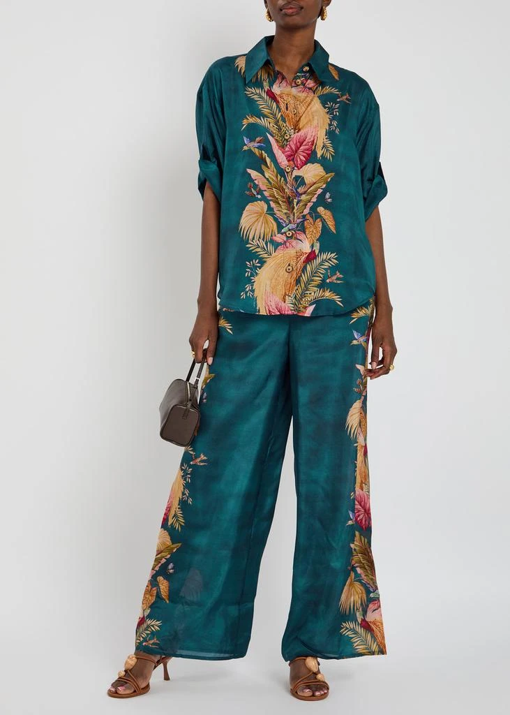 Zimmermann Ascension Relaxed printed silk shirt 4