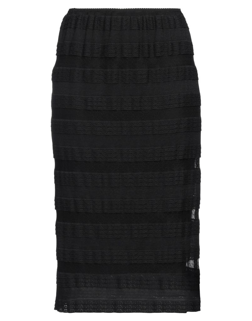 N°21 Women Mid Skirts 24IN2M0H01251599000 Black Nº21 Satin Midi Skirt | Black | FARFETCH