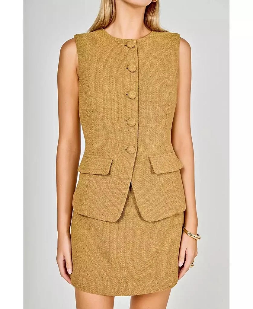 Endless Rose Women's Vest Skort Romper 1