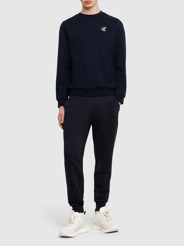 Moncler Faded Logo Cotton Sweatshirt 1