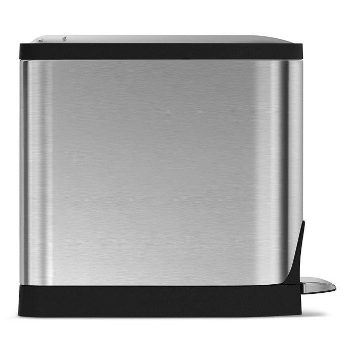 simplehuman 10L Butterfly Step Slim Trashcan 4