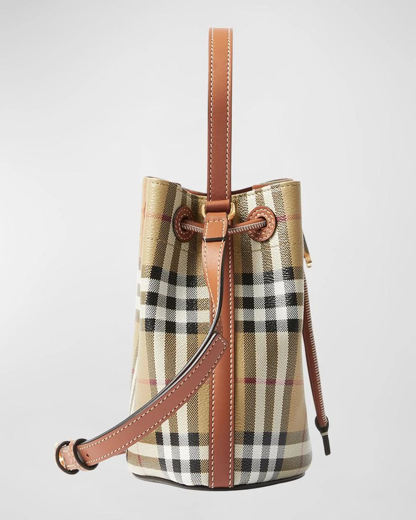 Burberry Check Drawstring Bucket Bag 4