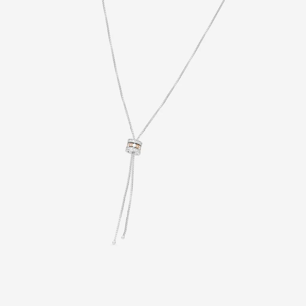 Damiani Damiani 18K White Gold 
18K Rose Gold Diamond Necklace 20031610-copy 2