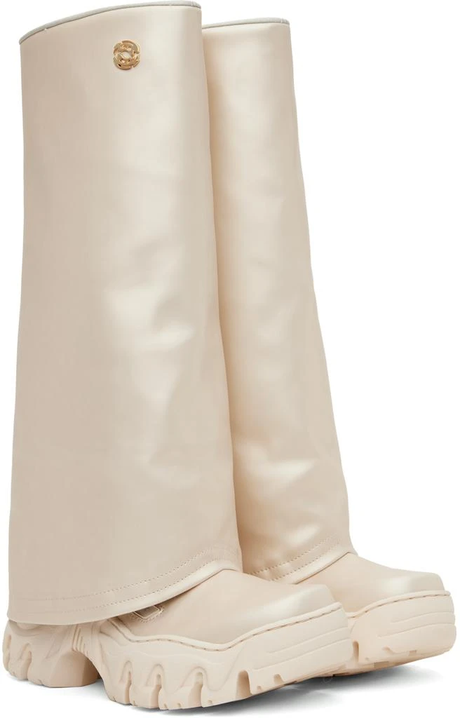 Rombaut SSENSE Exclusive Beige Boccaccio II Rain Boots 4