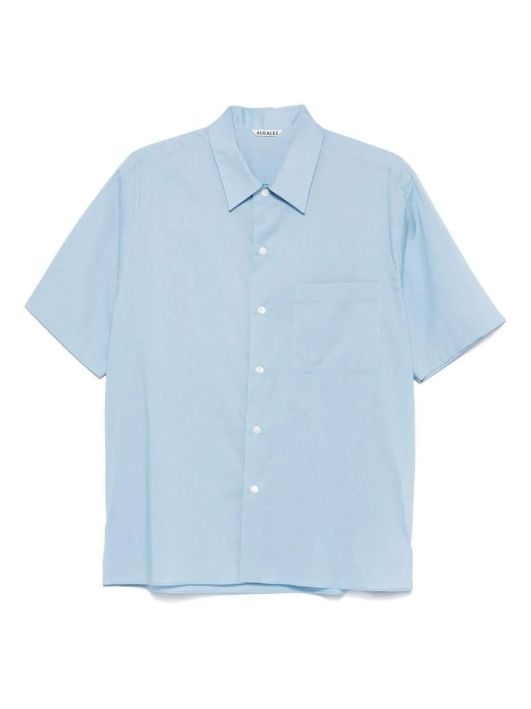 AURALEE Men's Shirts Clear blue 1