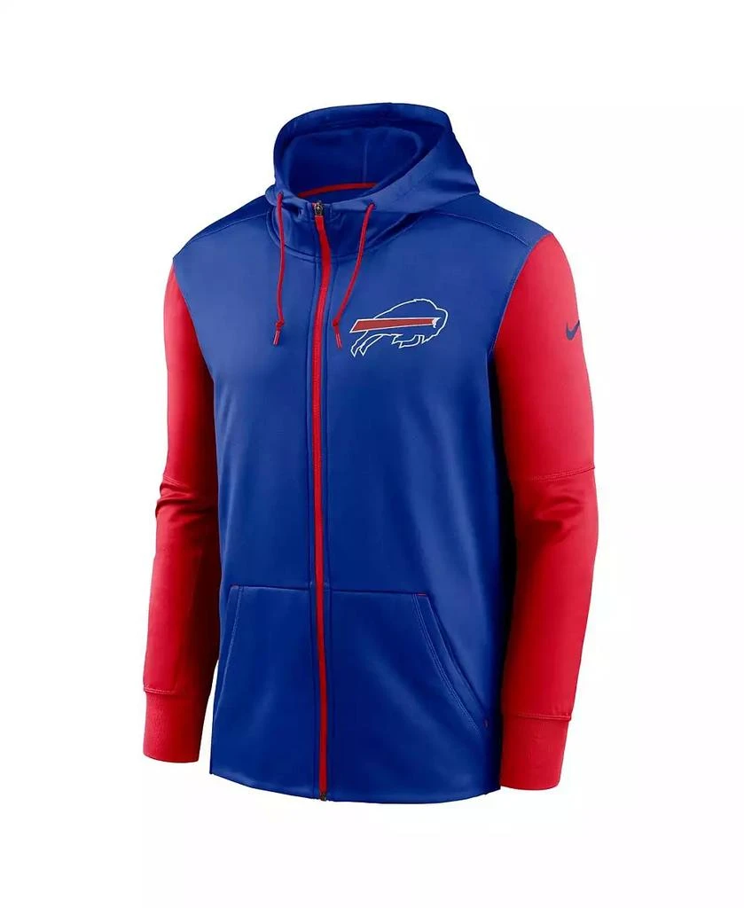 NIKE Men's Royal Buffalo Bills Performance Full-Zip Hoodie 3