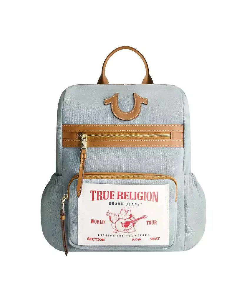 True Religion Blue and Brown Backpack True Religion | Bags | True Religion Mens Backpack In Blue  main image 3