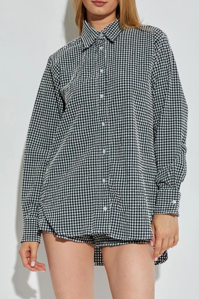 Hunza G Shirt with a check pattern 3