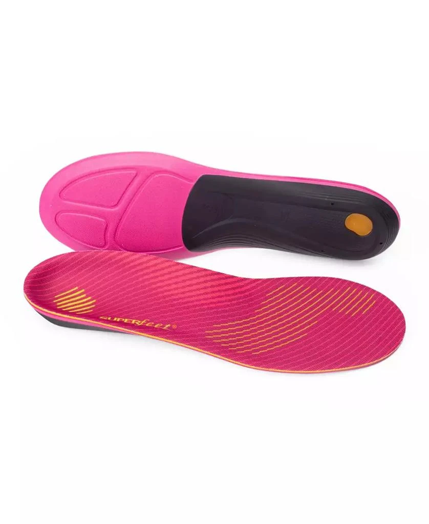 SUPERFEET Run Women
s Support Insoles - Trim-To-Fit High Arch Support - Carbon Fiber Orthotic Shoe Inserts for Running Shoes - 8.5-10 Women