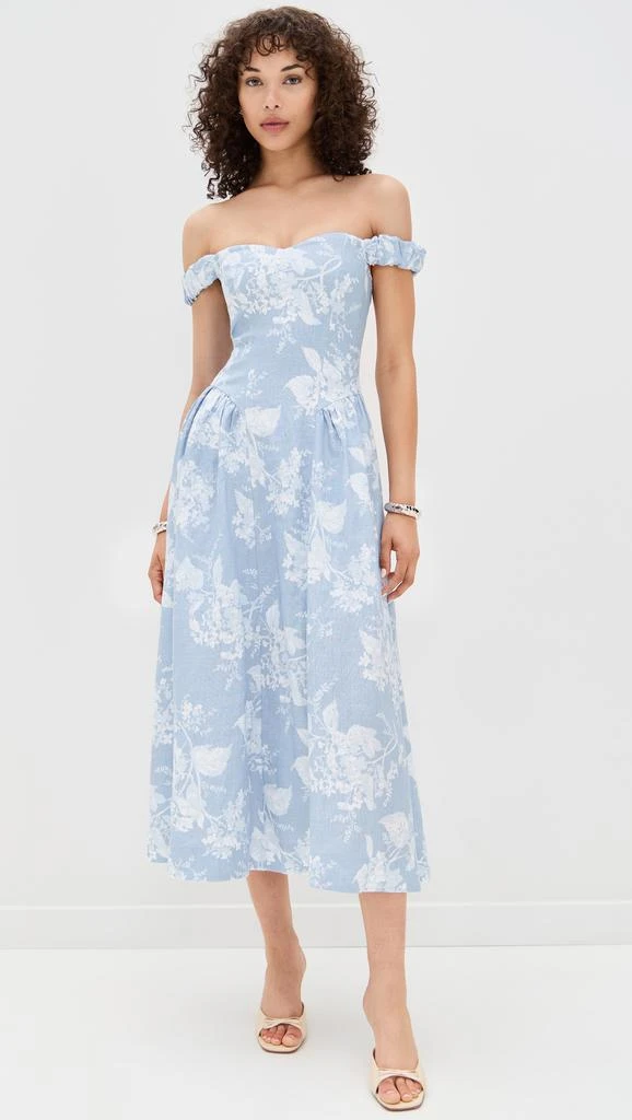 Reformation Monet Linen Dress 6