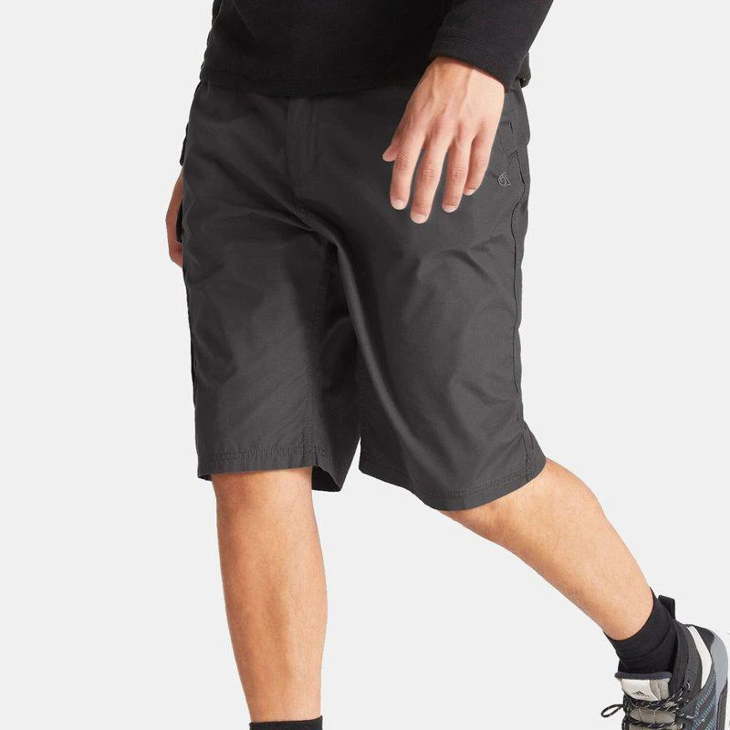 Craghoppers Craghoppers Mens Expert Kiwi Long Length Cargo Shorts (Black) 2