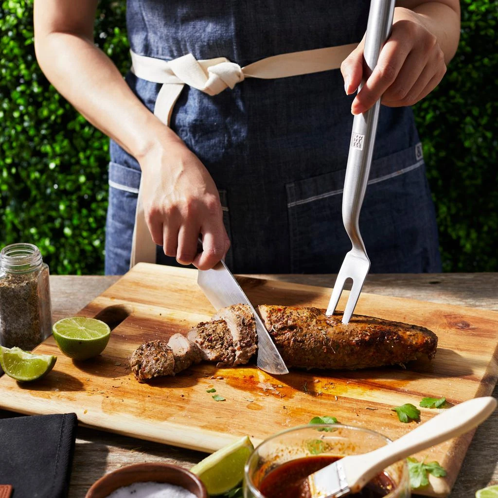 ZWILLING BBQ+ Stainless Steel Grill Meat Fork 4