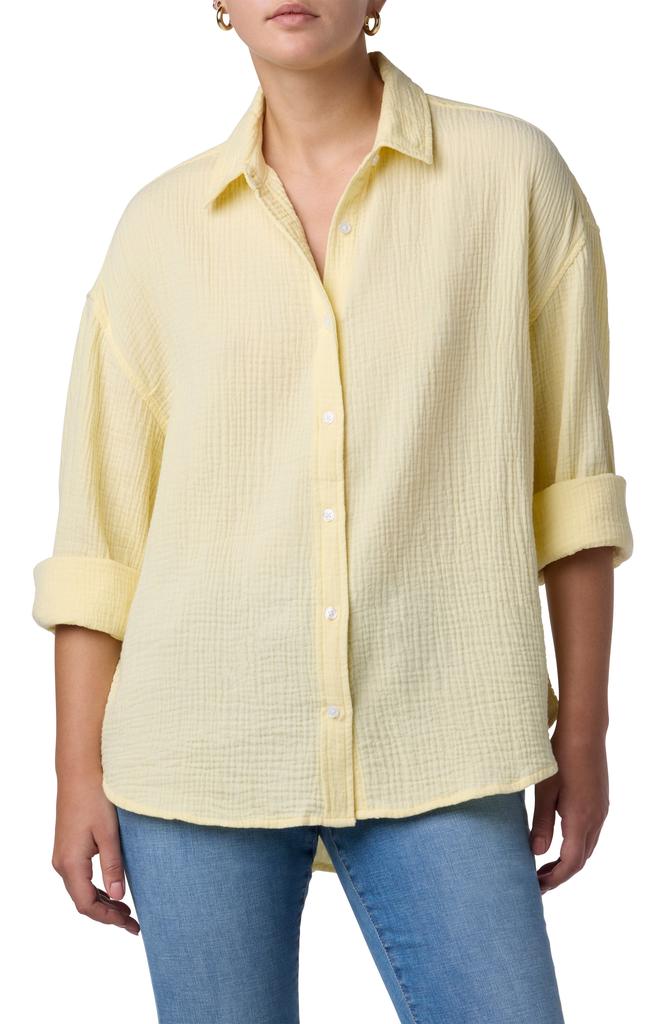 Joe's Gauze Boyfriend Button-Up Shirt