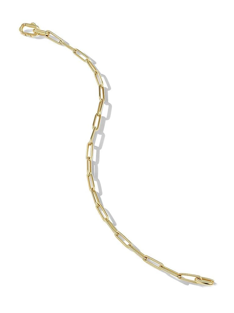 David Yurman Chain Link Bracelet In 18K Yellow Gold 3