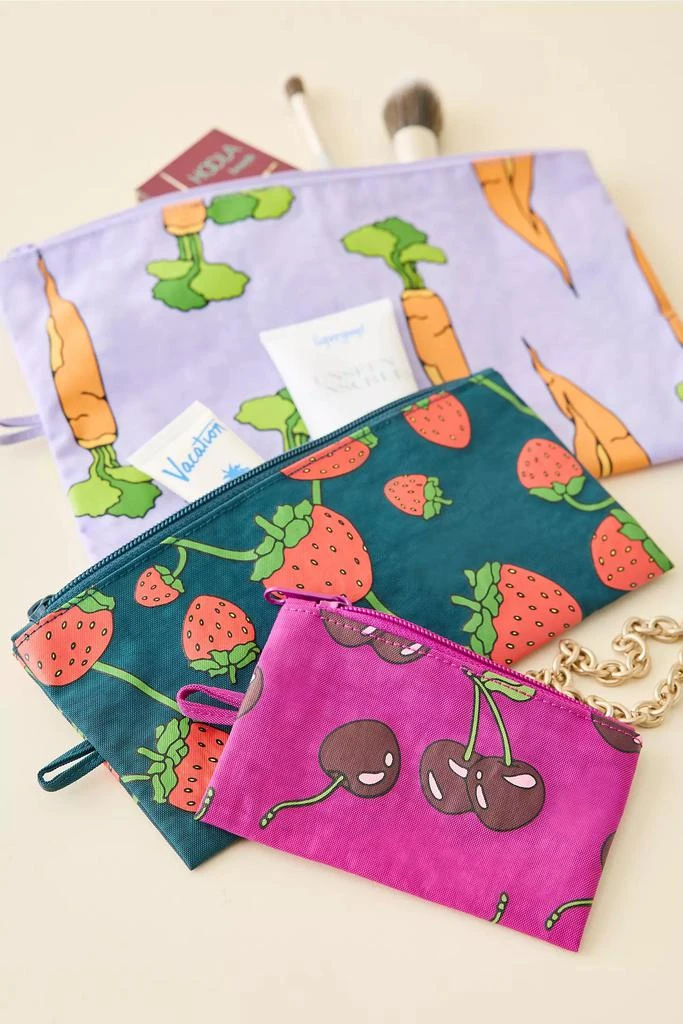 Baggu BAGGU Printed Flat Pouch Set 2